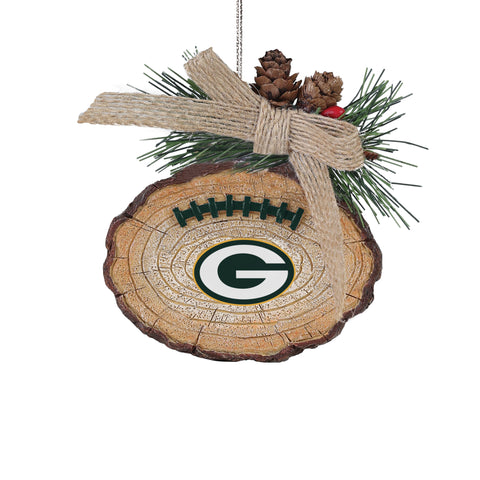 Green Bay Packers Ball Stump Ornament