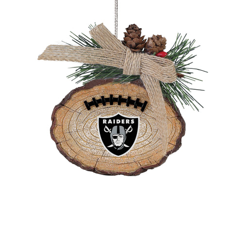 Las Vegas Raiders Ball Stump Ornament
