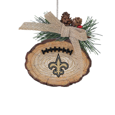 New Orleans Saints Ball Stump Ornament