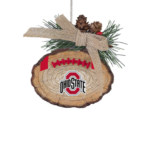 Ohio State Buckeyes Ball Stump Ornament