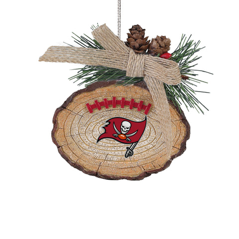 Tampa Bay Buccaneers Ball Stump Ornament