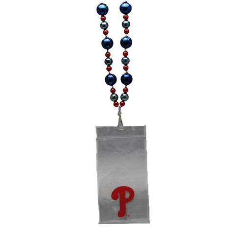 Philadelphia Phillies Team Bead Ticket Holder