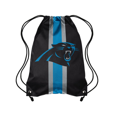 Carolina Panthers Team Stripe Drawstring Backpack