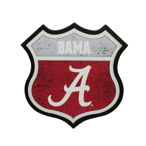 Alabama Crimson Tide 13" Vintage Metal Wall Sign