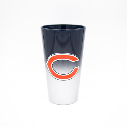 Chicago Bears Color Chrome Pint Glass