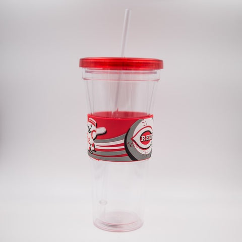 Cincinnati Reds 24oz PVC Wrap Sip N Go