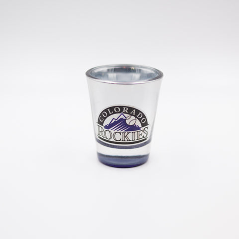 Colorado Rockies 2oz Mirrored Chrome Shot