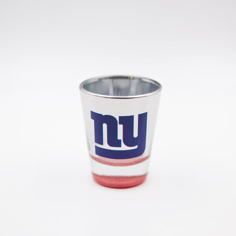 New York Giants 2oz Mirrored Chrome Shot