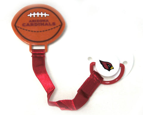 Arizona Cardinals Pacifier w/ Clip