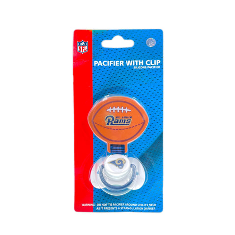 St. Louis Rams Pacifier w/ Clip