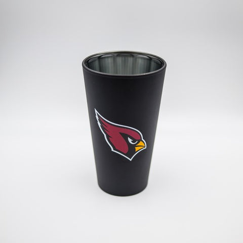 Arizona Cardinals Black Matte/Chrome Pint