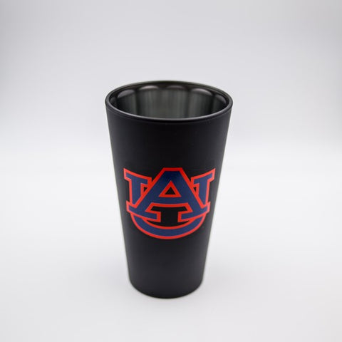 Auburn Tigers Black Matte/Chrome Pint