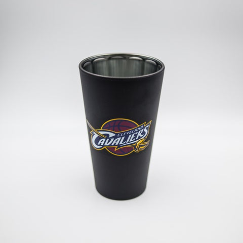 Cleveland Cavaliers Black Matte/Chrome Pint