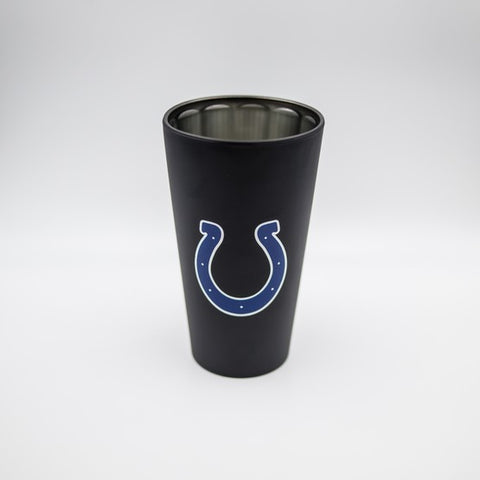 Indianapolis Colts Black Matte/Chrome Pint