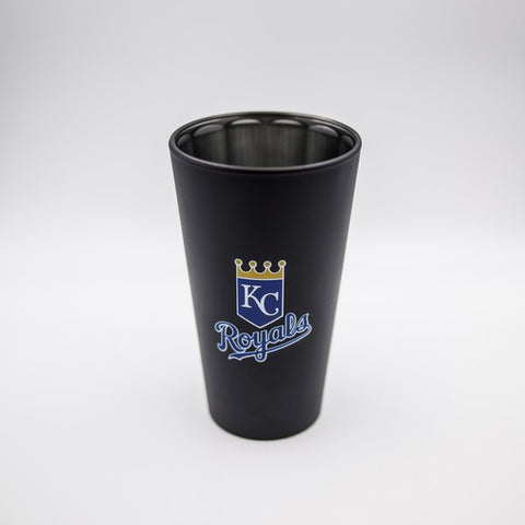 Kansas City Royals Black Matte/Chrome Pint