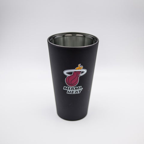 Miami Heat Black Matte/Chrome Pint