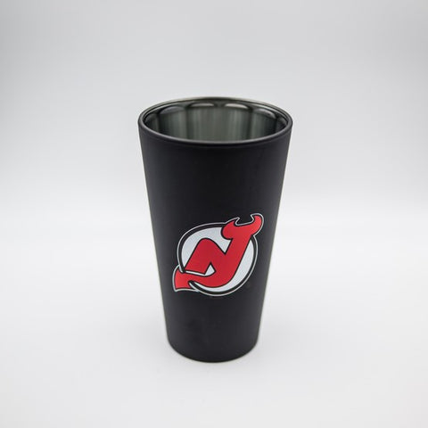 New Jersey Devils Black Matte/Chrome Pint