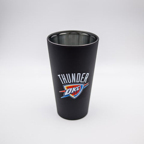 Oklahoma City Thunder Black Matte/Chrome Pint