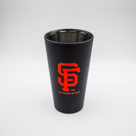 San Francisco Giants Black Matte/Chrome Pint