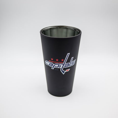 Washington Capitals Black Matte/Chrome Pint