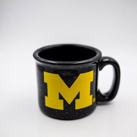 Michigan Wolverines Campfire Mug Black