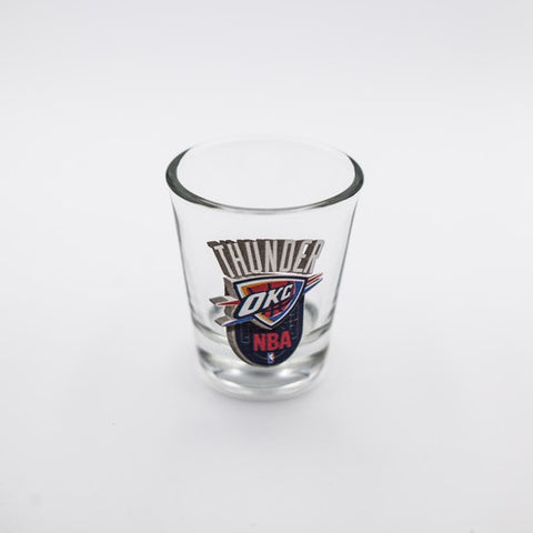 Oklahoma City Thunder Clear Shot Glass