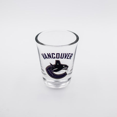 Vancouver Canucks Clear Shot Glass