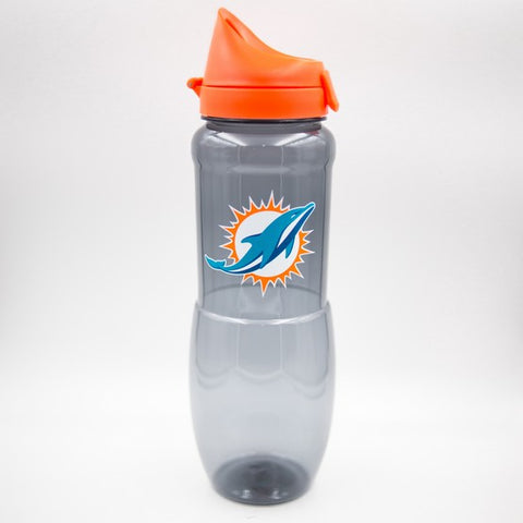 Miami Dolphins Hourglass Water Bottle