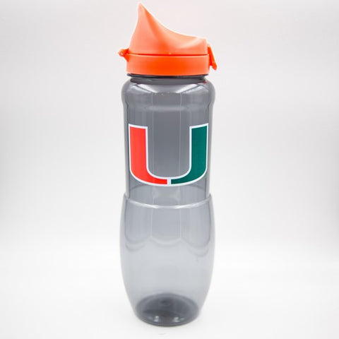 Miami Hurricanes Hourglass Water Bottle