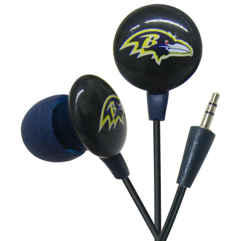 Baltimore Ravens Team Logo Earphones