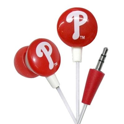 Philadelphia Phillies Team Logo Earphones