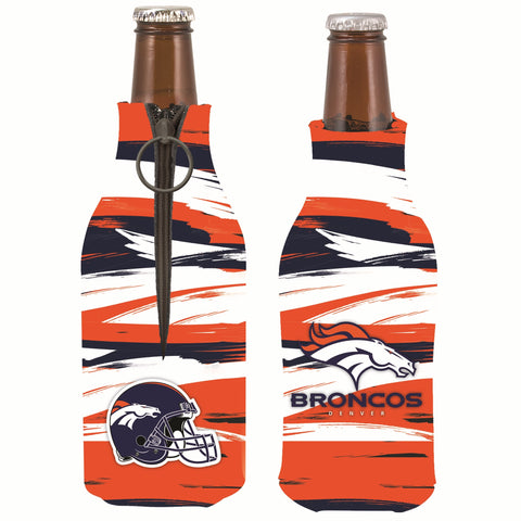 Denver Broncos PaintBrush Bottle Coolie