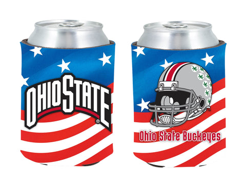 Ohio State Buckeyes Patriotic Pocket Coolie