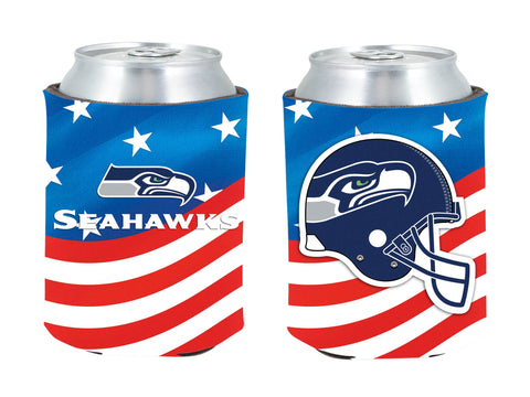 Seattle Seahawks Patriotic Pocket Coolie