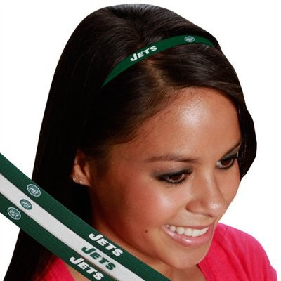 New York Jets 3pc Elastic Headband