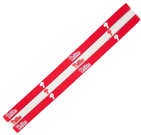 Philadelphia Phillies 3pc Elastic Headband