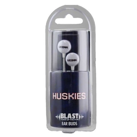 Connecticut Huskies Team Logo Earphones