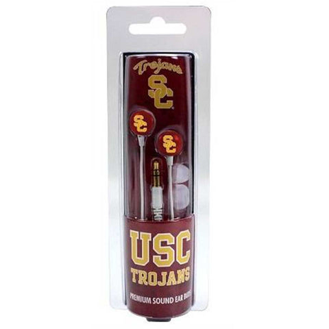 USC Trojans Team Logo Earphones