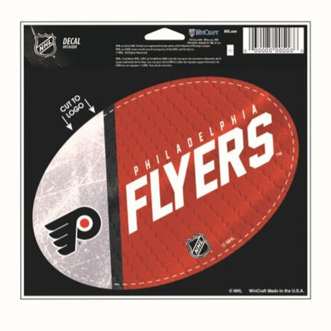 Philadelphia Flyers 5.75" x 5.5" Oval Decal