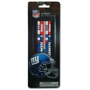 New York Giants 5 Pack Pencils
