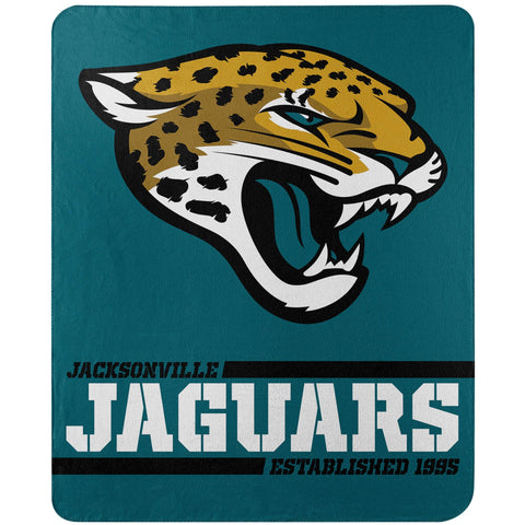 Jacksonville Jaguars 50" x 60" Split Wide Fleece Throw Blanket