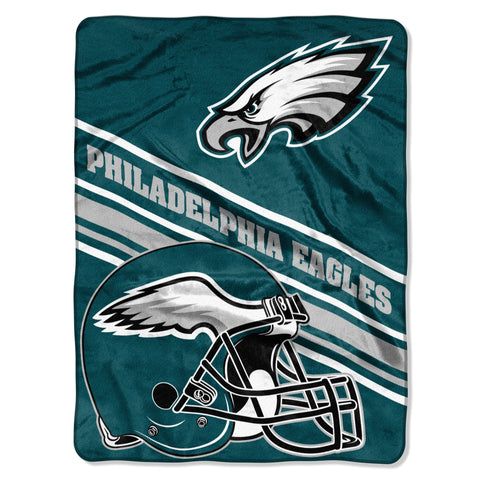 Philadelphia Eagles 60" x 80" Slant Royal Plush Blanket