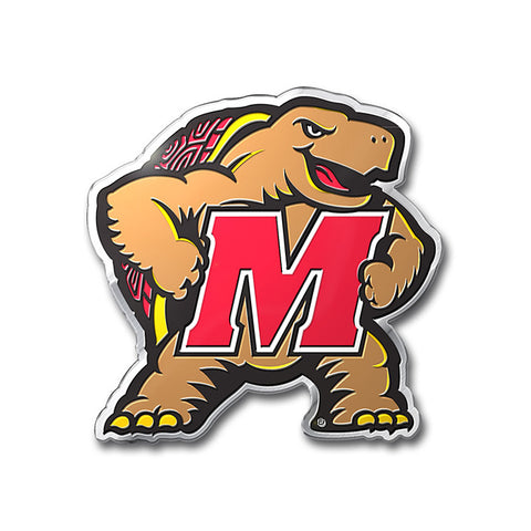 Maryland Terrapins Auto Emblem Color