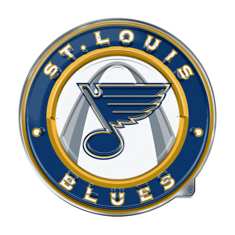 St. Louis Blues Auto Emblem Color