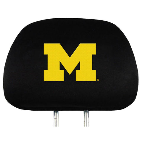 Michigan Wolverines Head Rest Cover