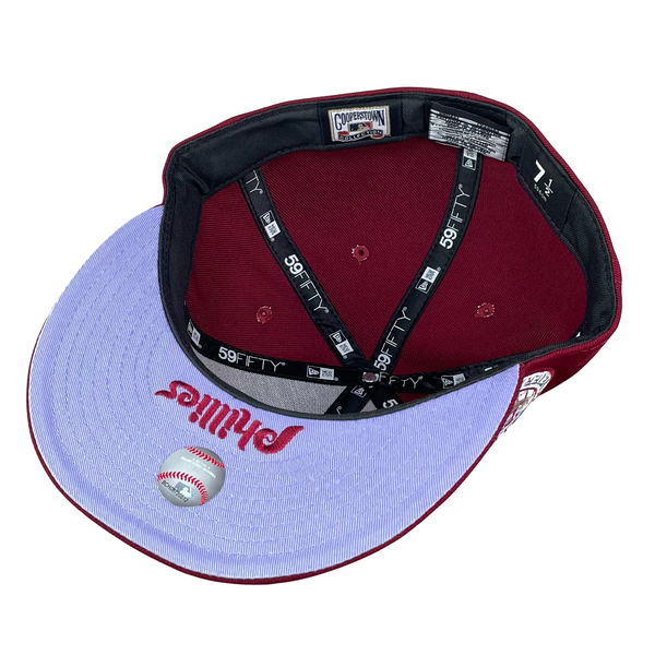 Shop New Era 59Fifty Phillies Logo History Patch Fitted Hat