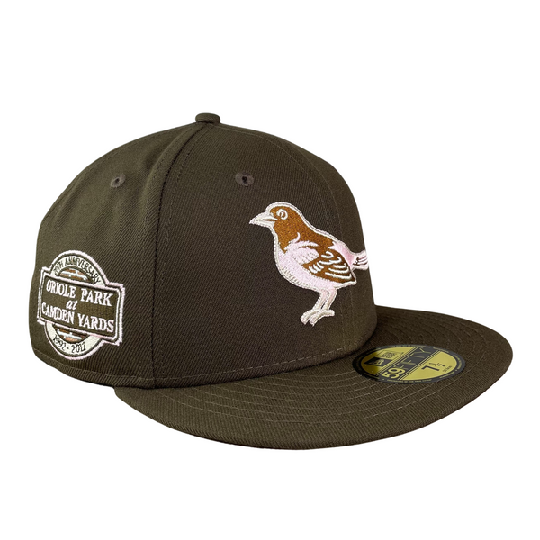59FIFTY Baltimore Orioles Brown/Pink Camden Yards 20th Anniversary