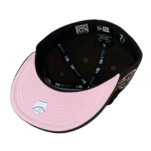 Men's New Era White/Pink Kansas City Royals 50th Team Anniversary 59FIFTY Fitted Hat