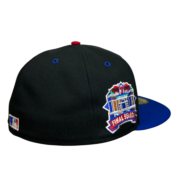 Black Texas Rangers Final Season 59fifty New Era Fitted Hat