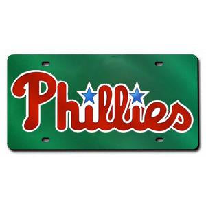 Philadelphia Phillies Script Green Laser Tag